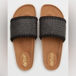 Aerie Beach Shortall Cork Sandals